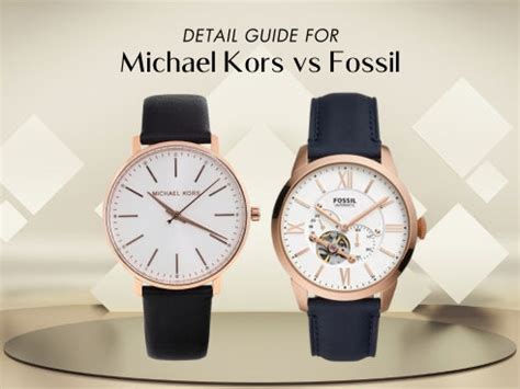 michael kors vs fossil